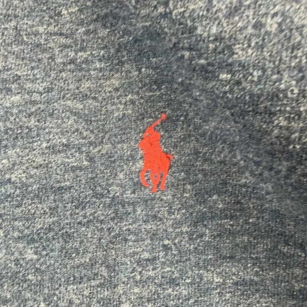 Polo Ralph Lauren Hoodie Mens XL Blue Full Zip Fleece Red Pony Logo Lined Hood
